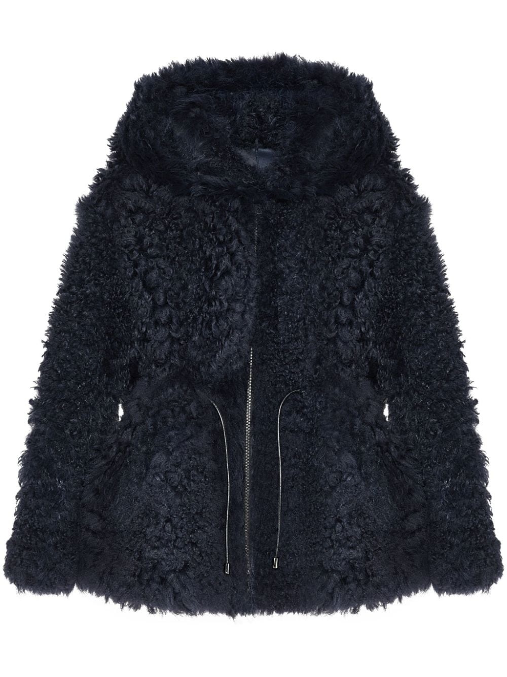 drawstring-waist jacket - 1