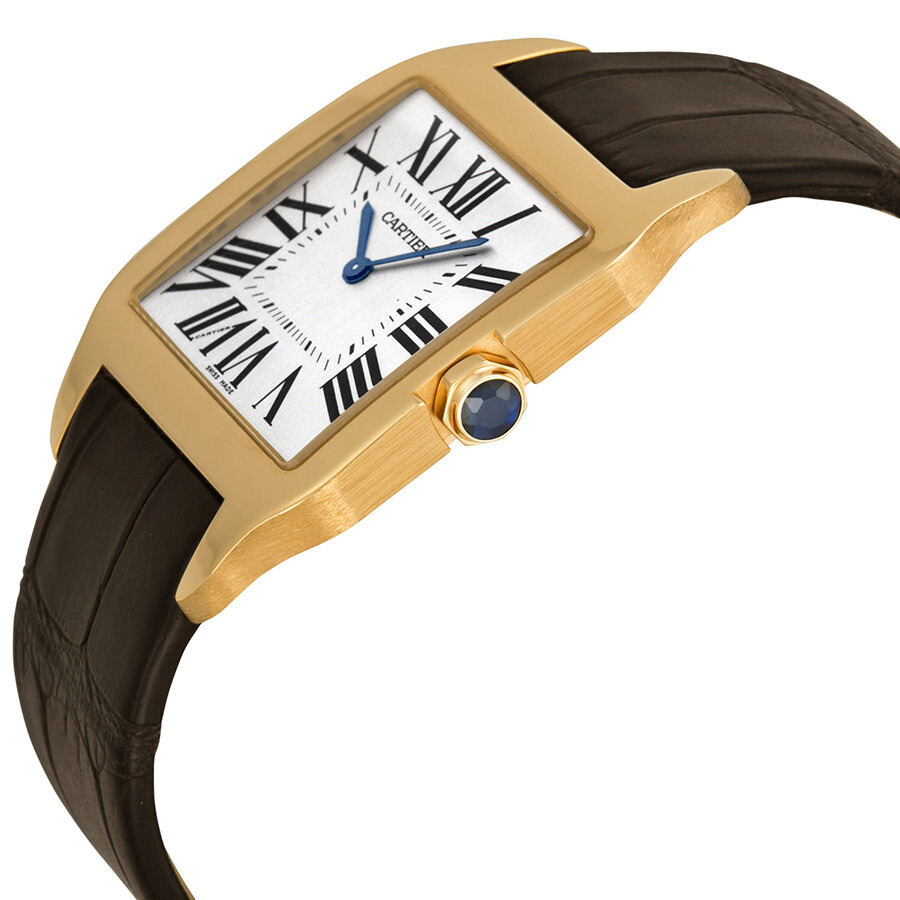 Pre-owned Cartier Santos-Dumont Ivory Dial Men's Watch W2006951 - 2