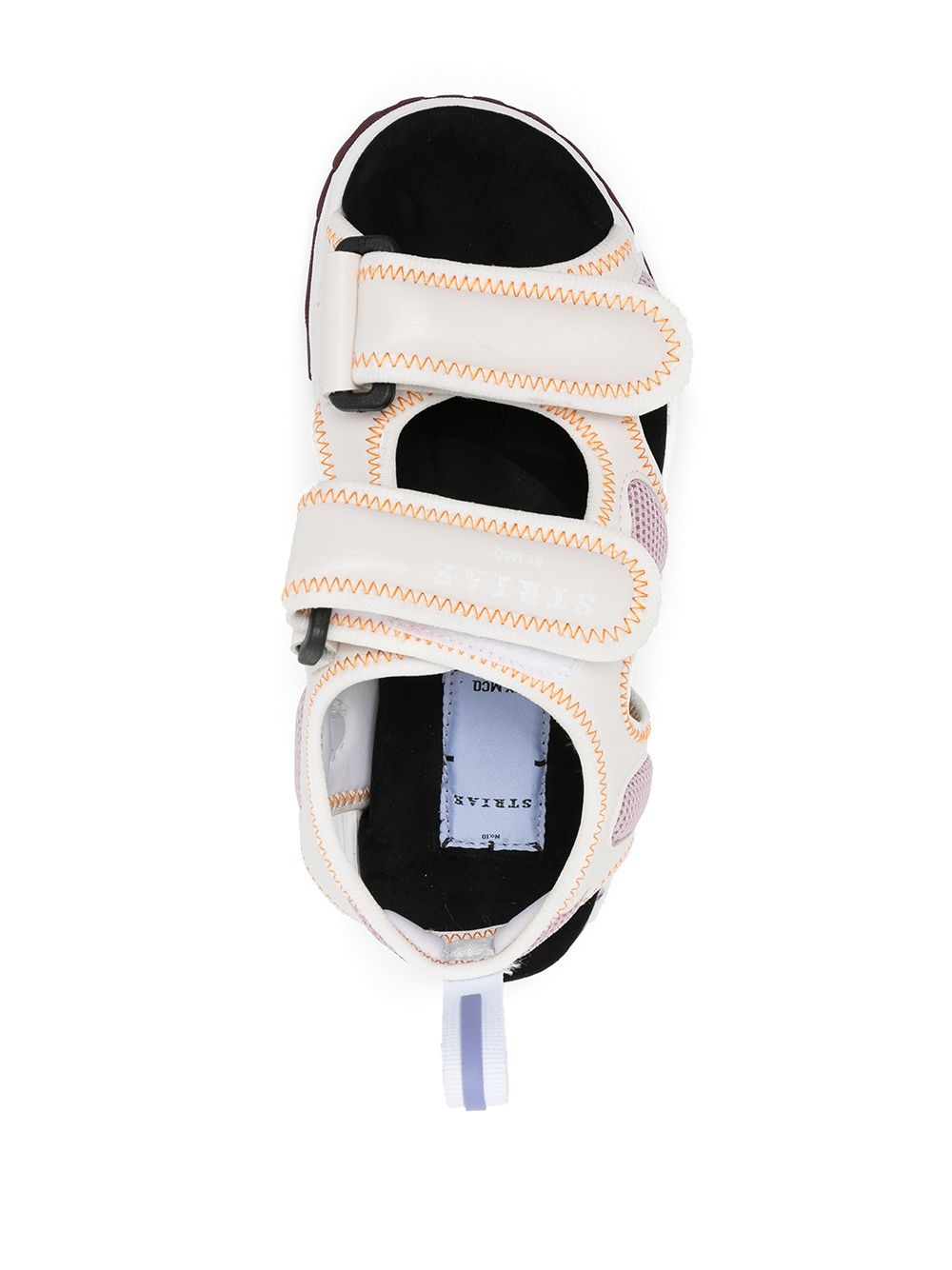 panelled touch-strap sandals - 4