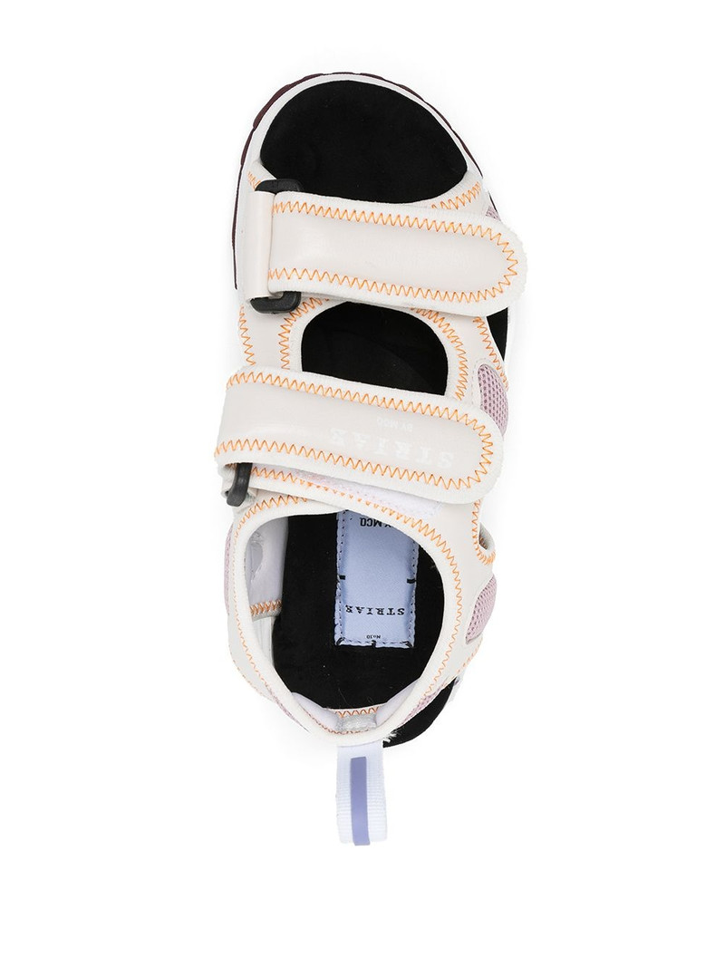 panelled touch-strap sandals 4