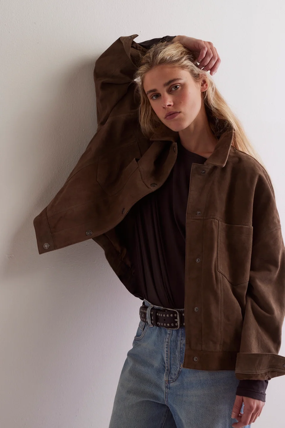 We The Free Opal Swing Suede Jacket - 1