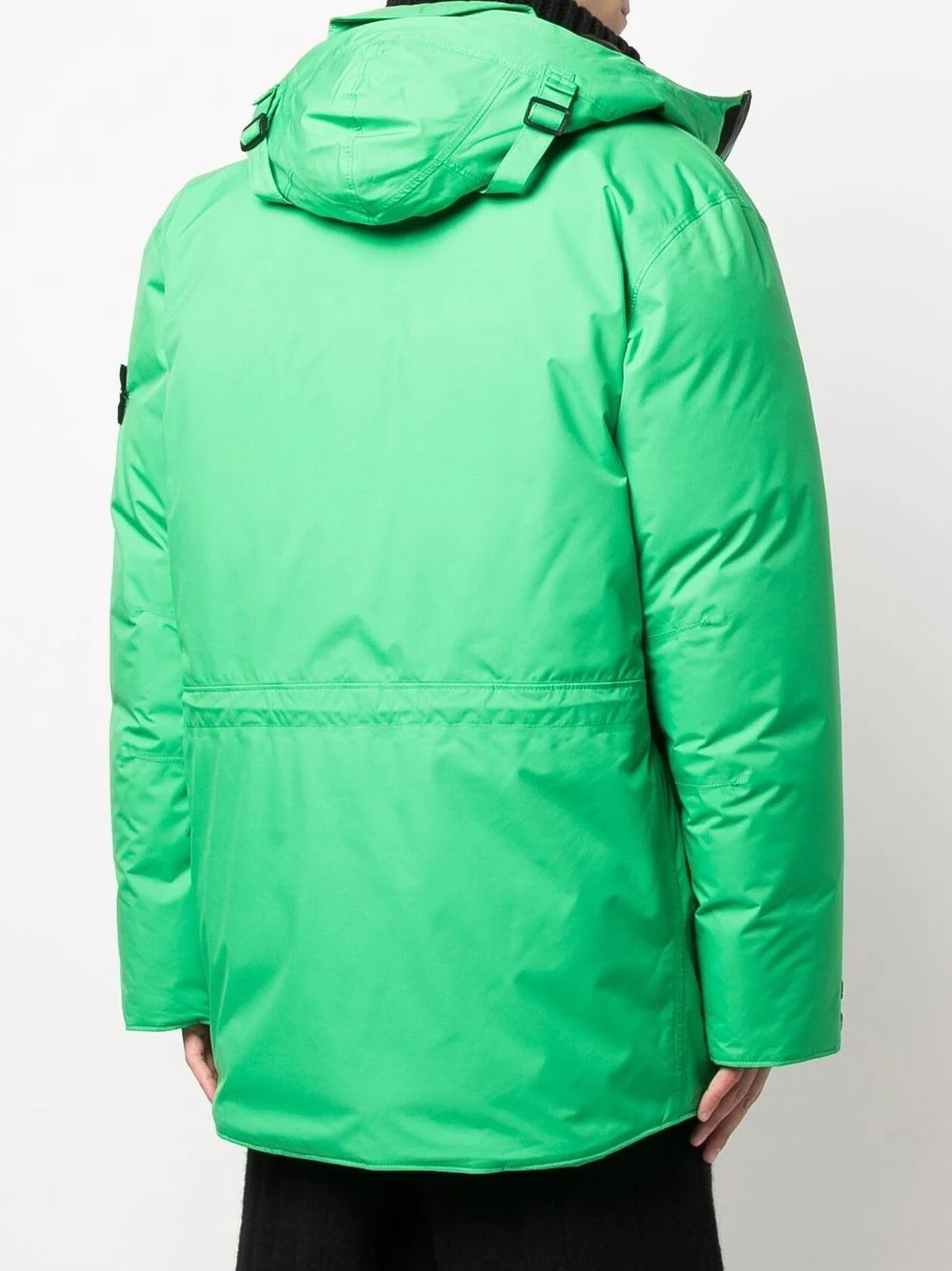 Compass-patch padded jacket - 4