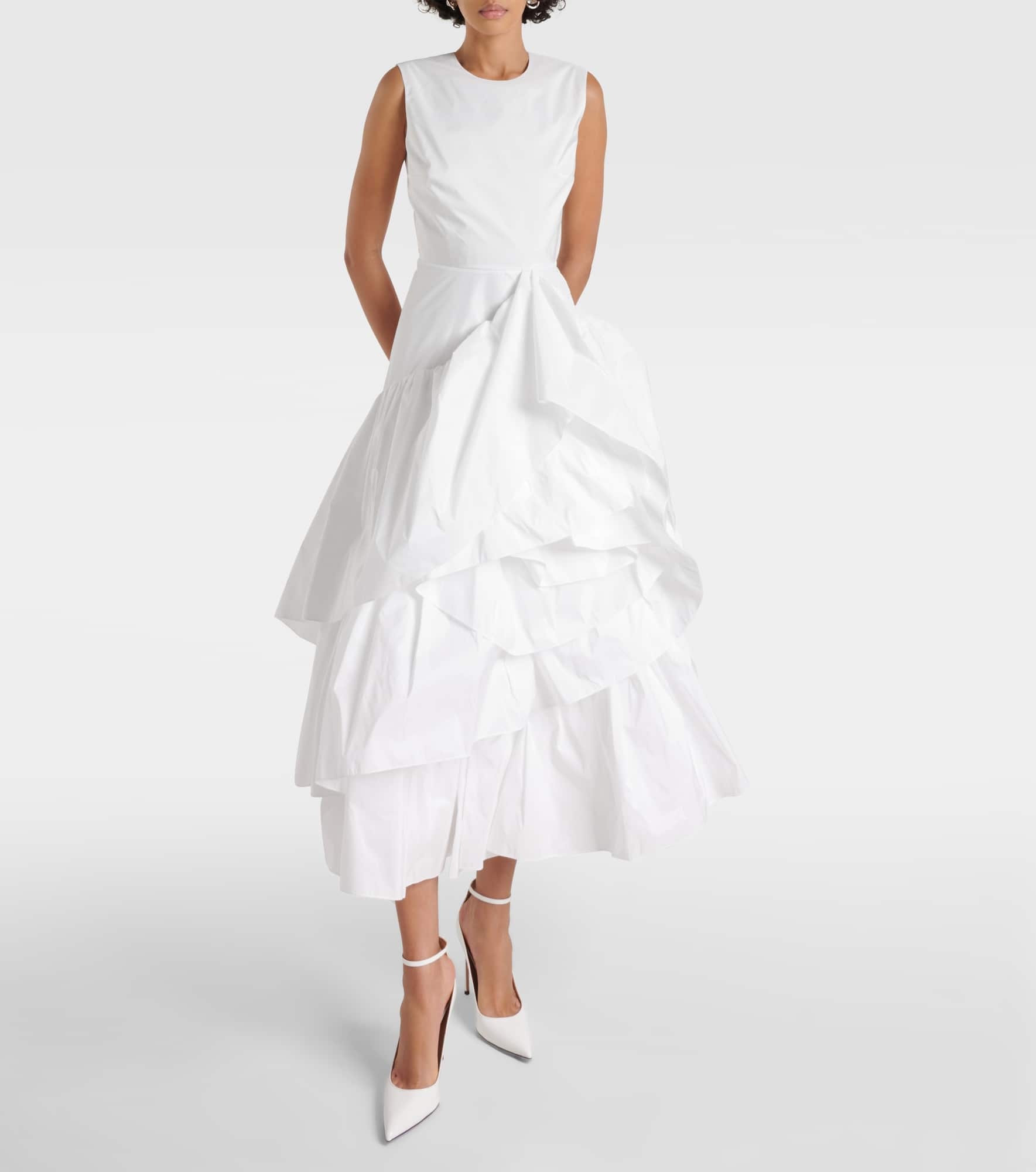 Bridal Radica taffeta midi dress - 2