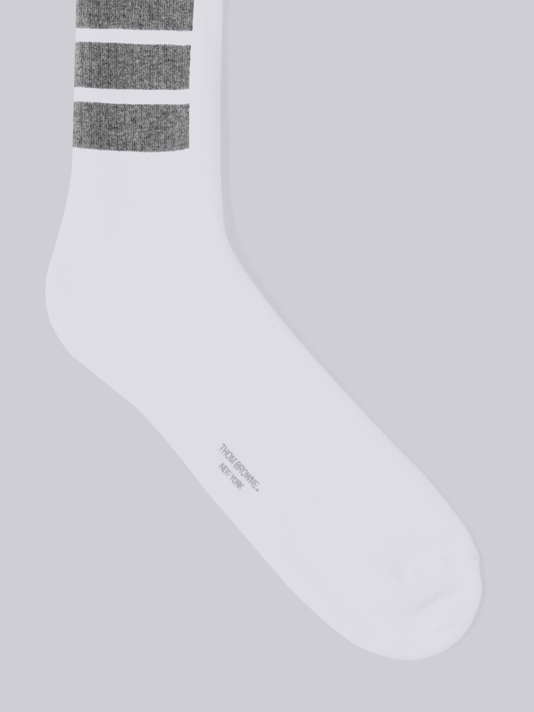 ATHLETIC TERRY STITCH COTTON 4-BAR CREW SOCKS - 2