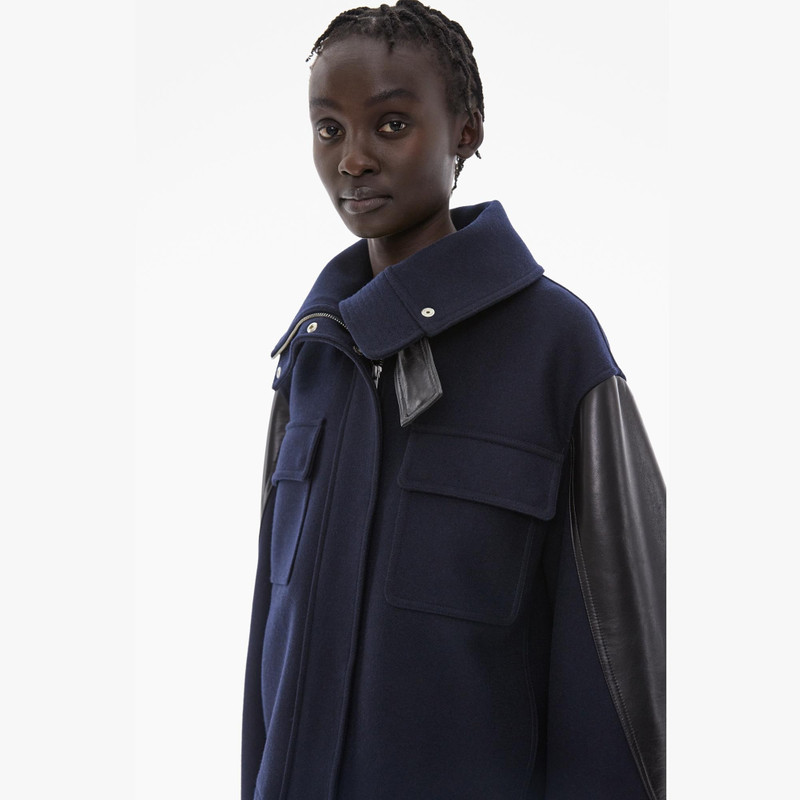 CROPPED WOOL PARKA 8