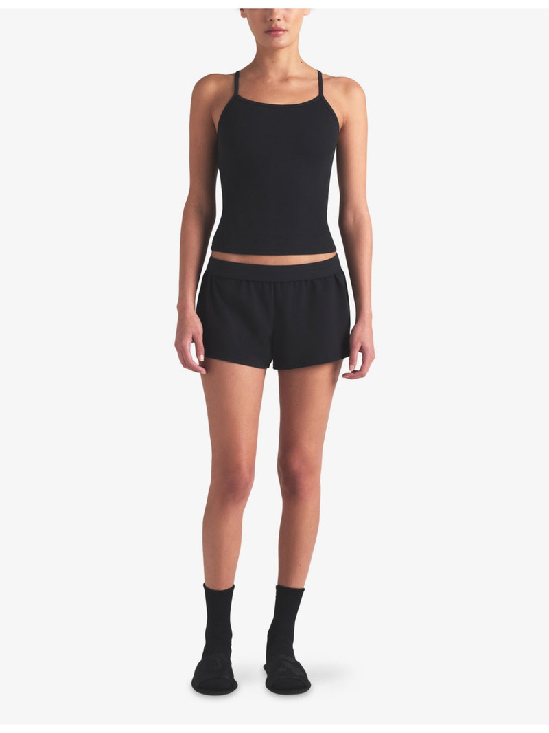 SKIMS Rib Scoop Long Cotton-Jersey Tank Top outlook