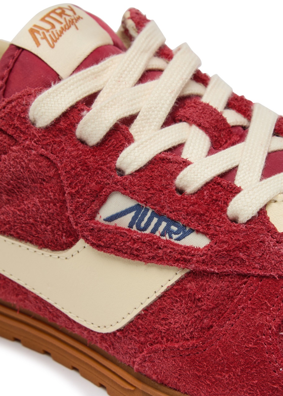 Autry Windspin Panelled Brushed Suede Sneakers - 4