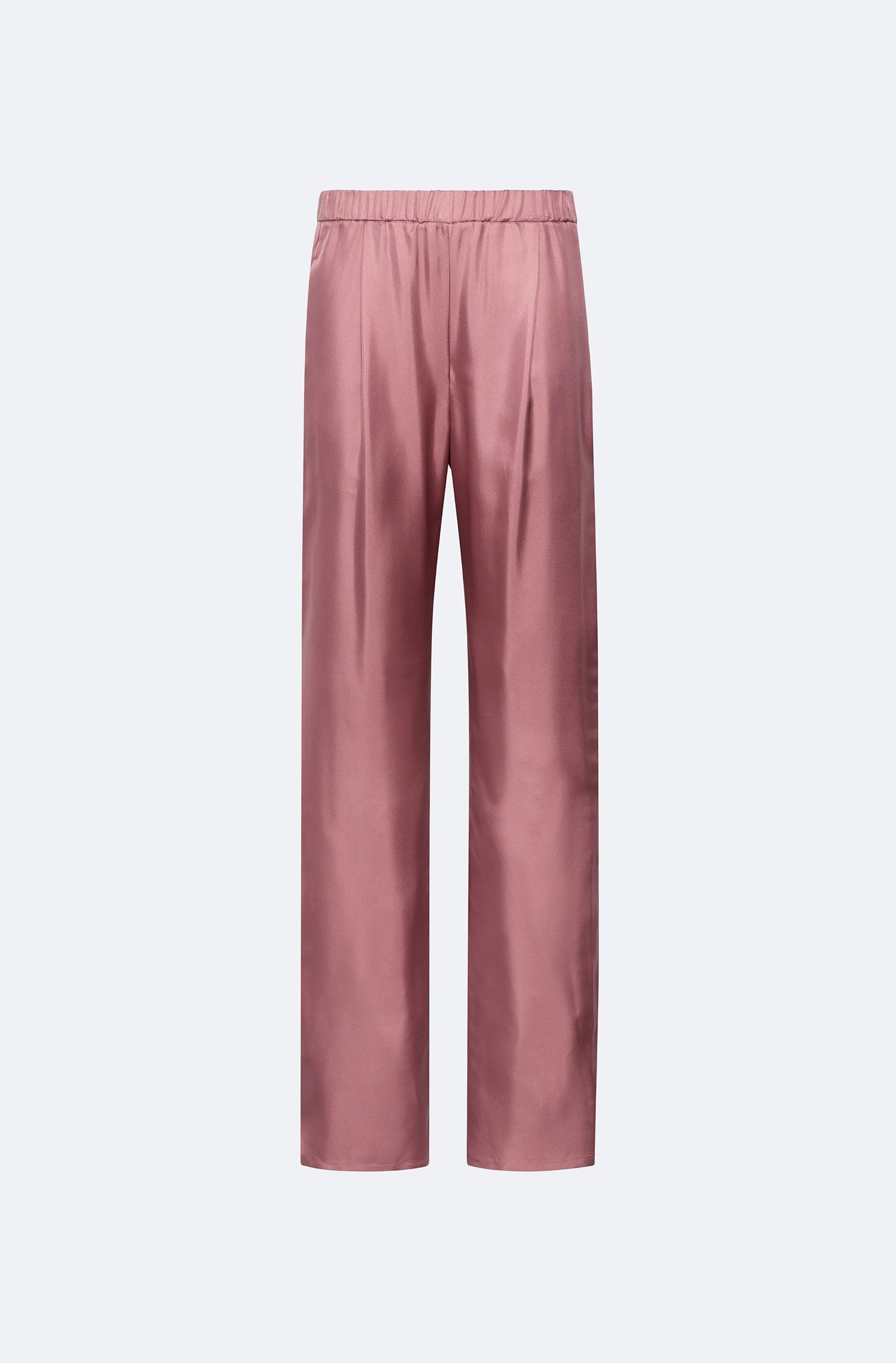 Silky Twill Elastic Waist Pant - 1