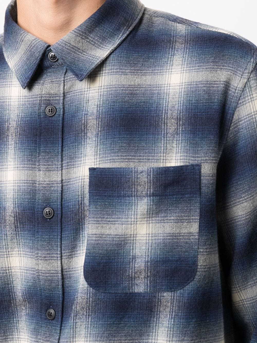 plaid check pattern shirt - 5