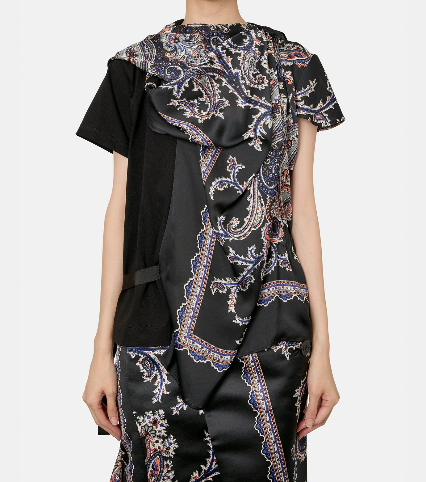 Paisley Print x Cotton Jersey T - 2