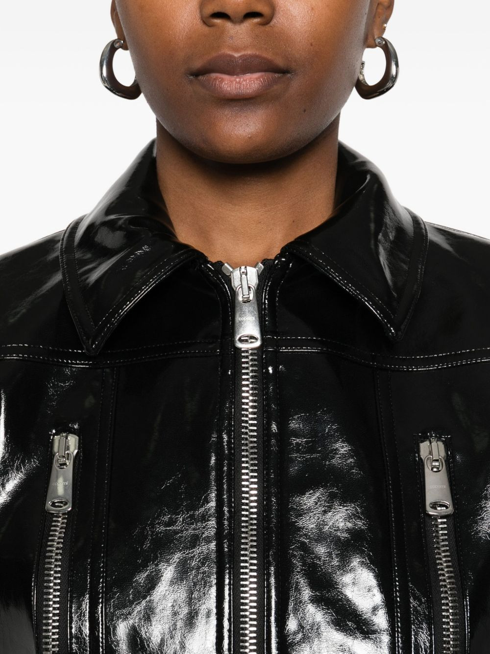 zip-front jacket - 5