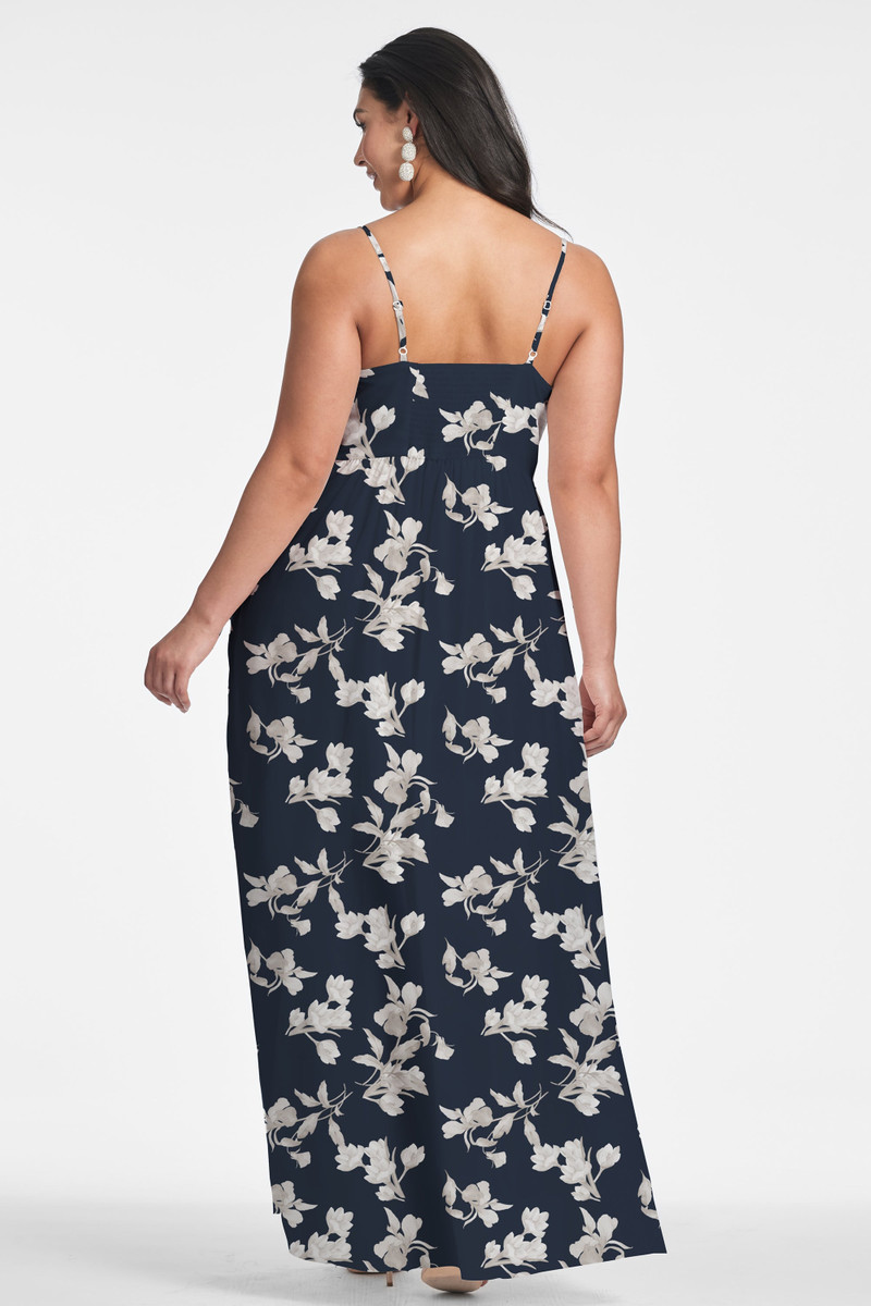 Sienna Gown - Navy Venetia Petal 6