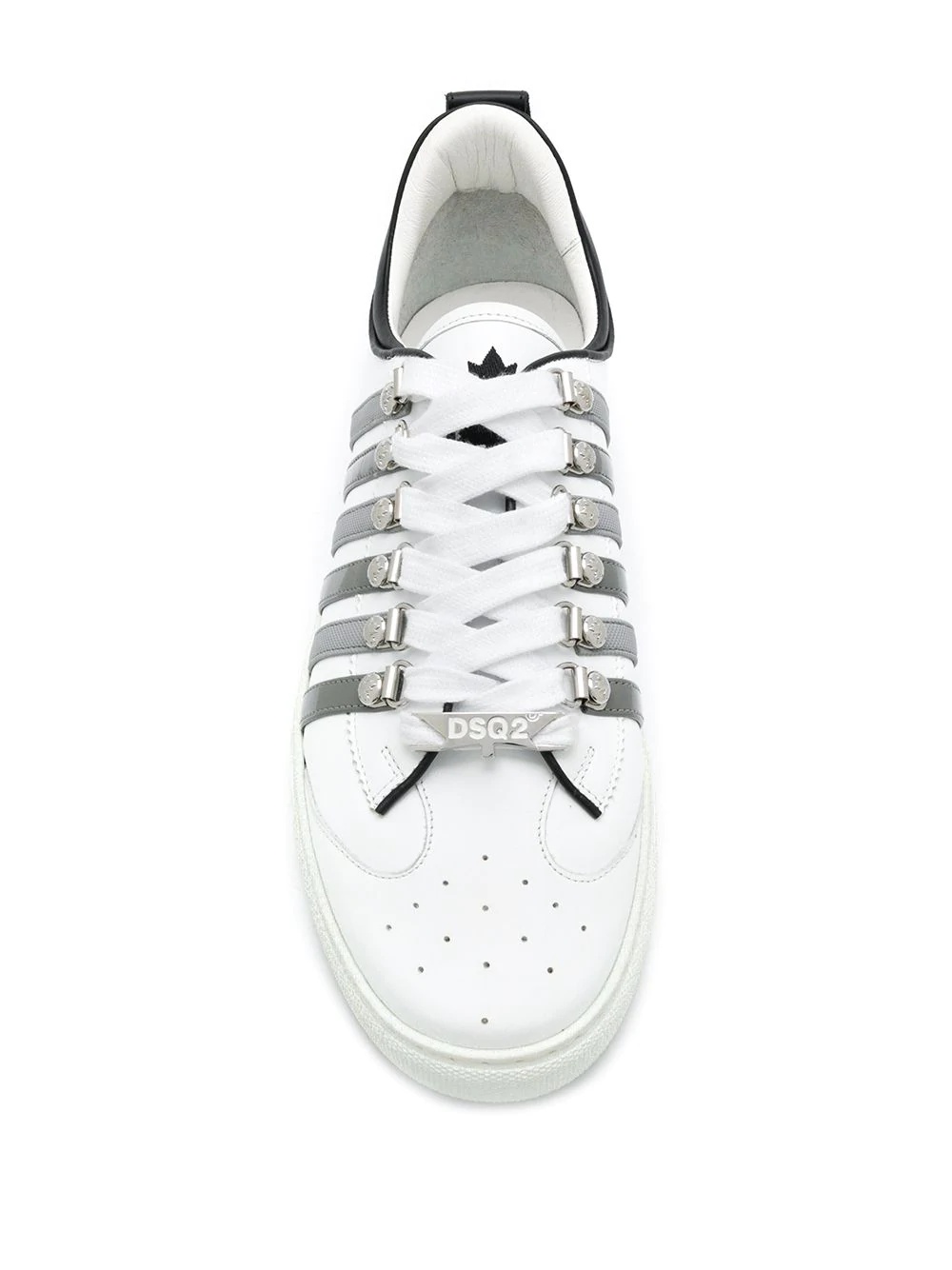 lace-up low top sneakers - 4