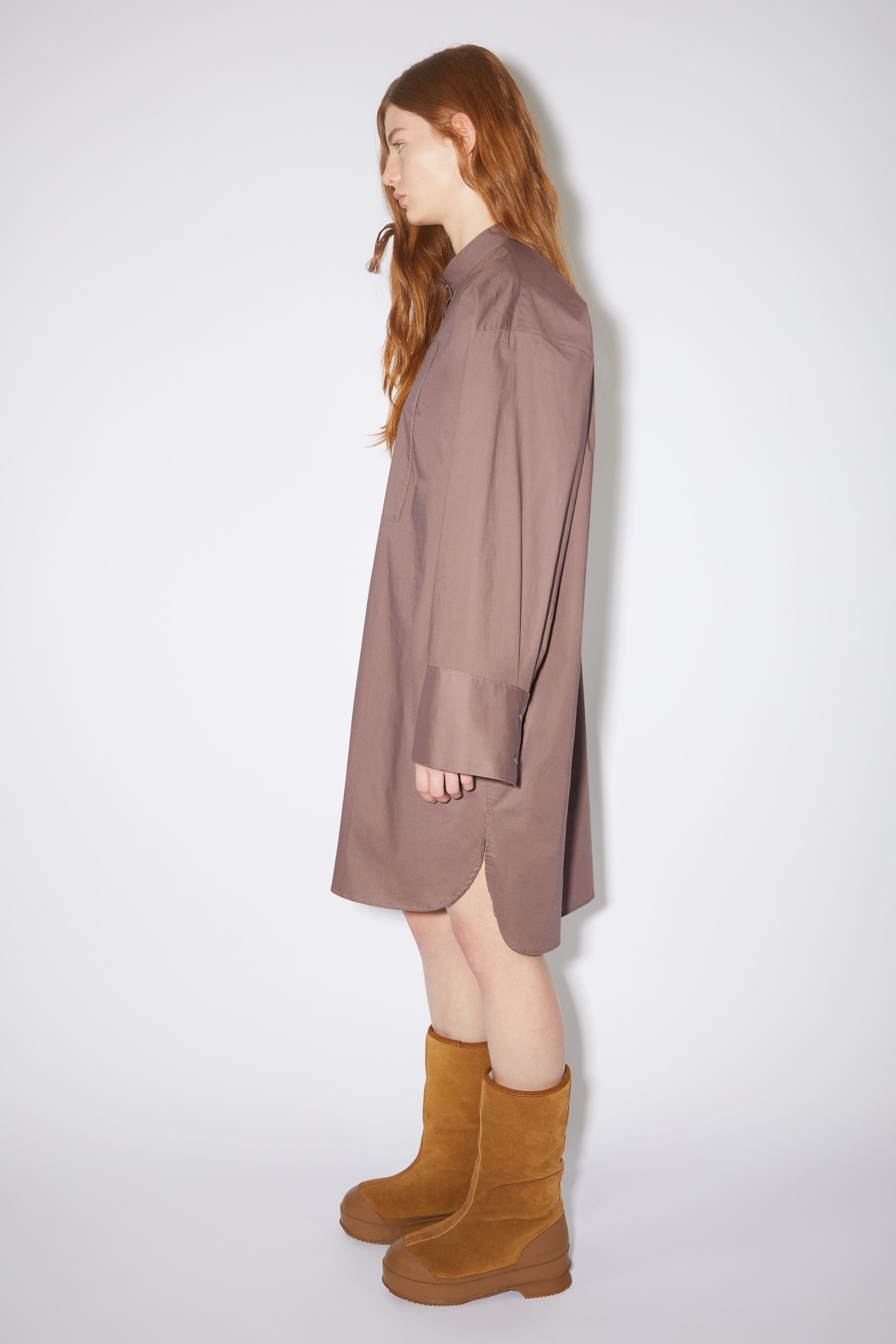 Shirt dress - Dove purple - 4