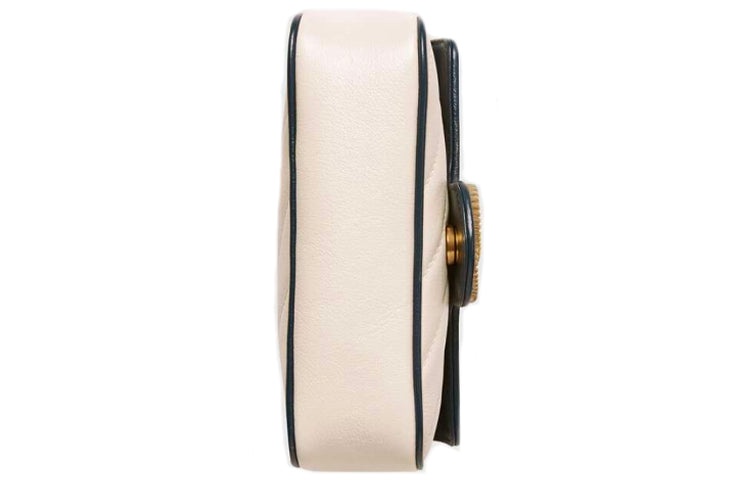 (WMNS) Gucci Marmont Series Shoulder Bag Mini White 574969-0OLFX-9085 - 7