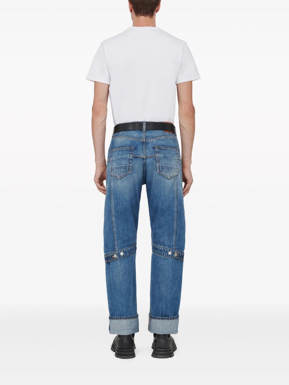 MID-RISE STRAIGHT-LEG JEANS - 3