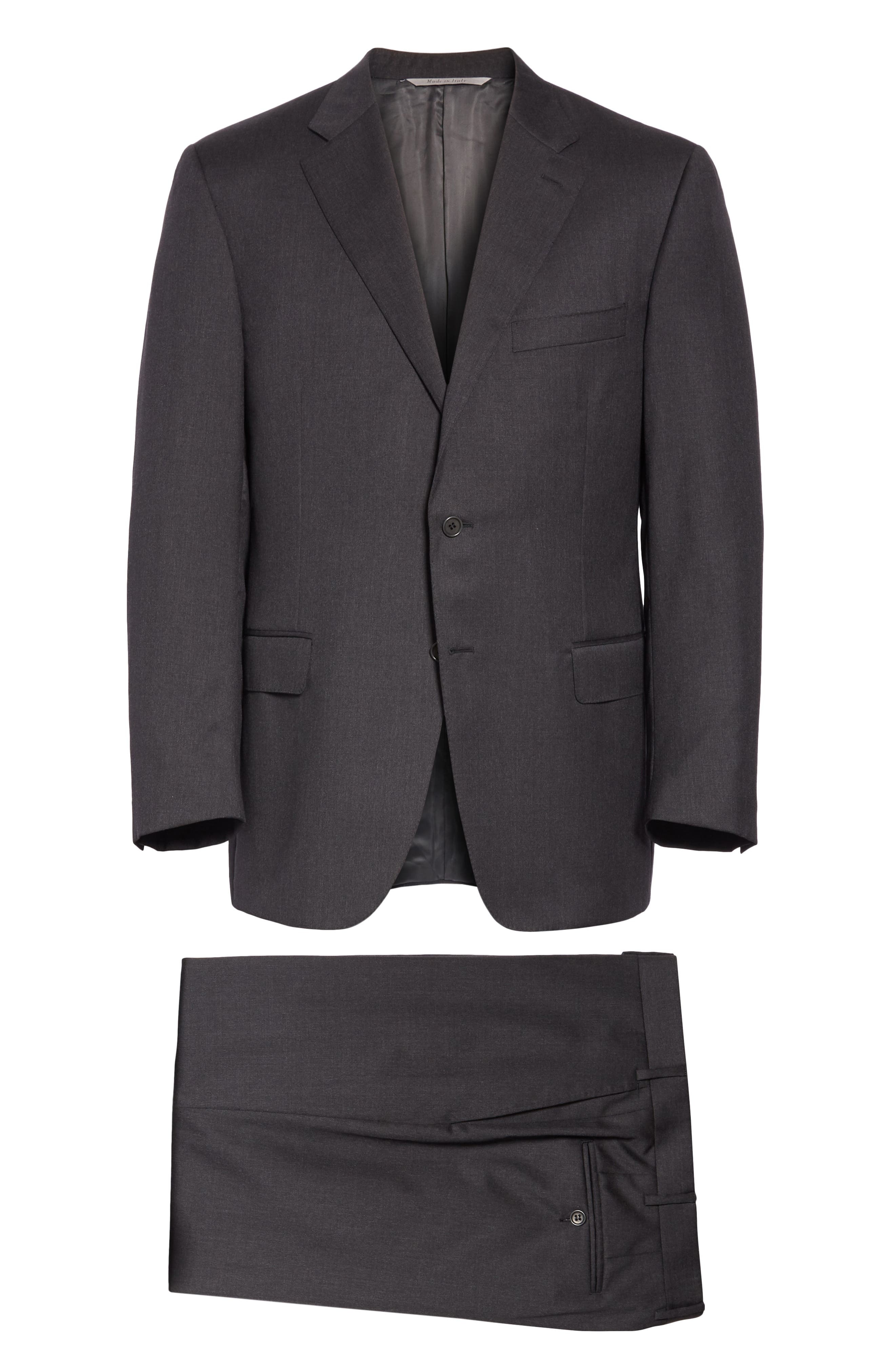 Classic Fit Wool Suit - 8