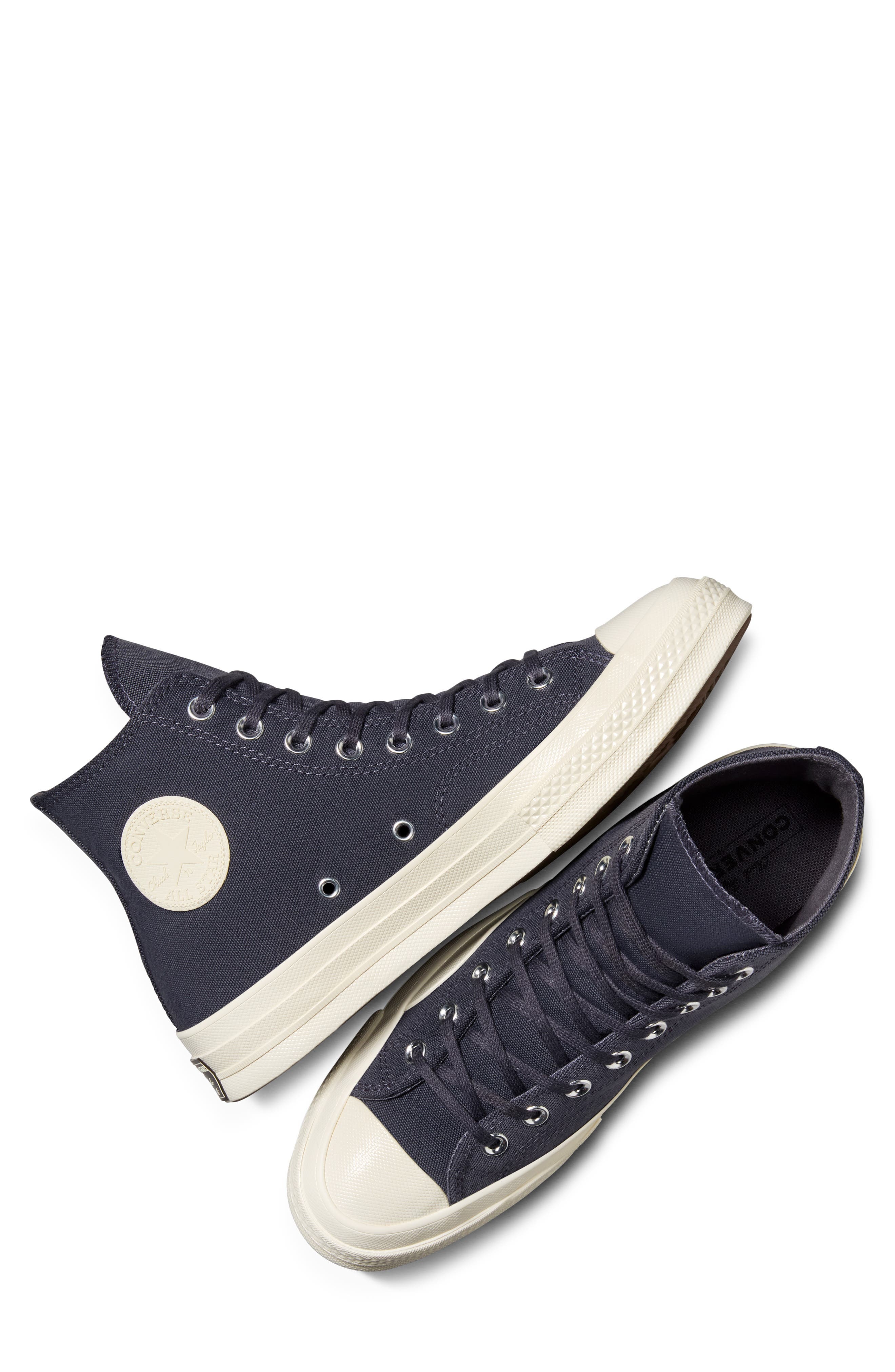 Converse Chuck 70 High Top Sneaker in Plum Cove/Black/Egret at Nordstrom - 4