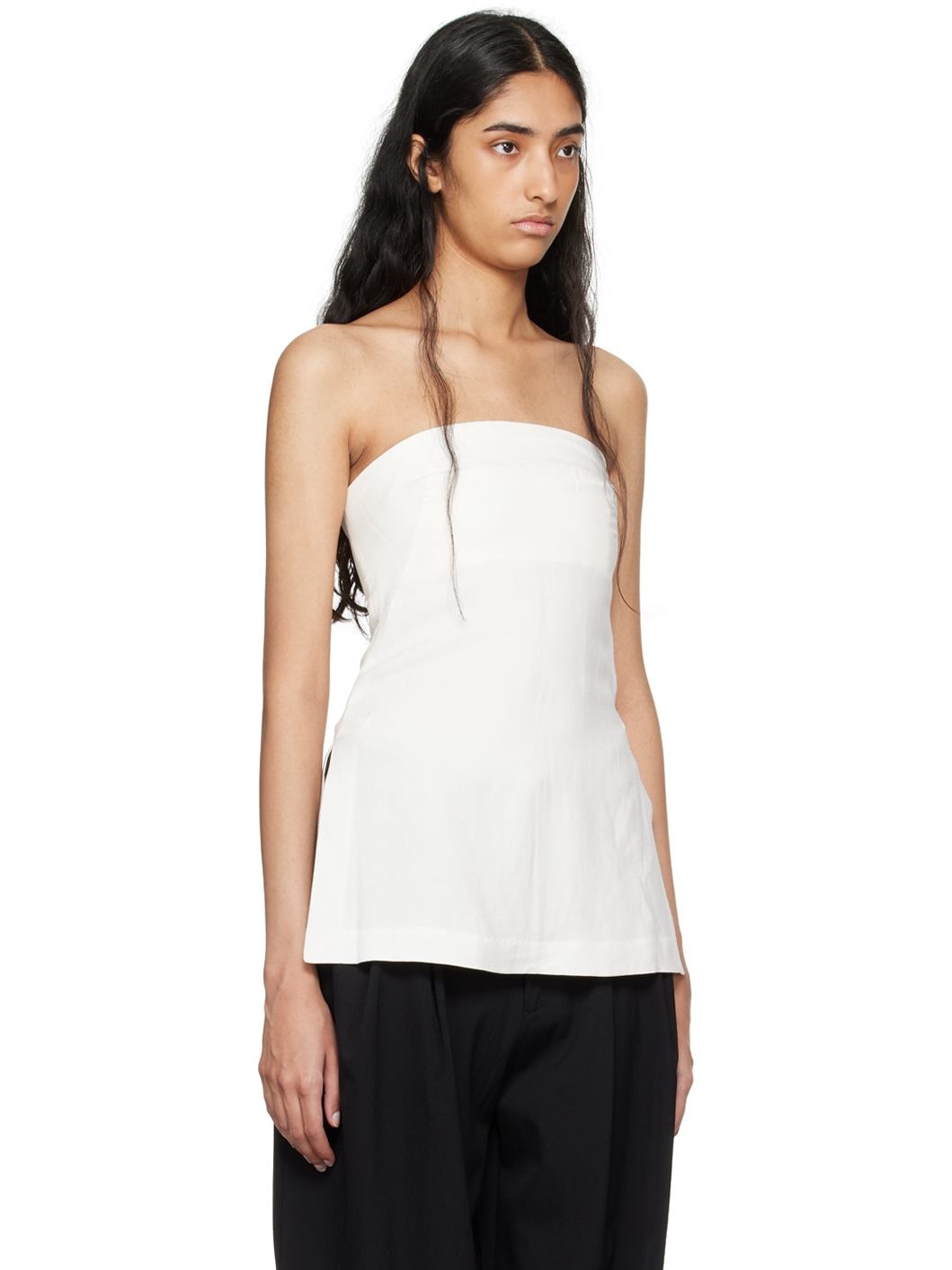 Off-White Column Tunic Blouse - 2