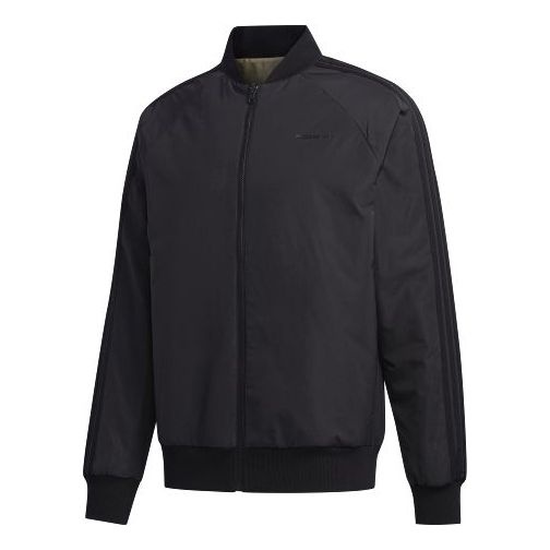 adidas neo Series Sports Double Sided aviator Jacket Black FU1030 - 1