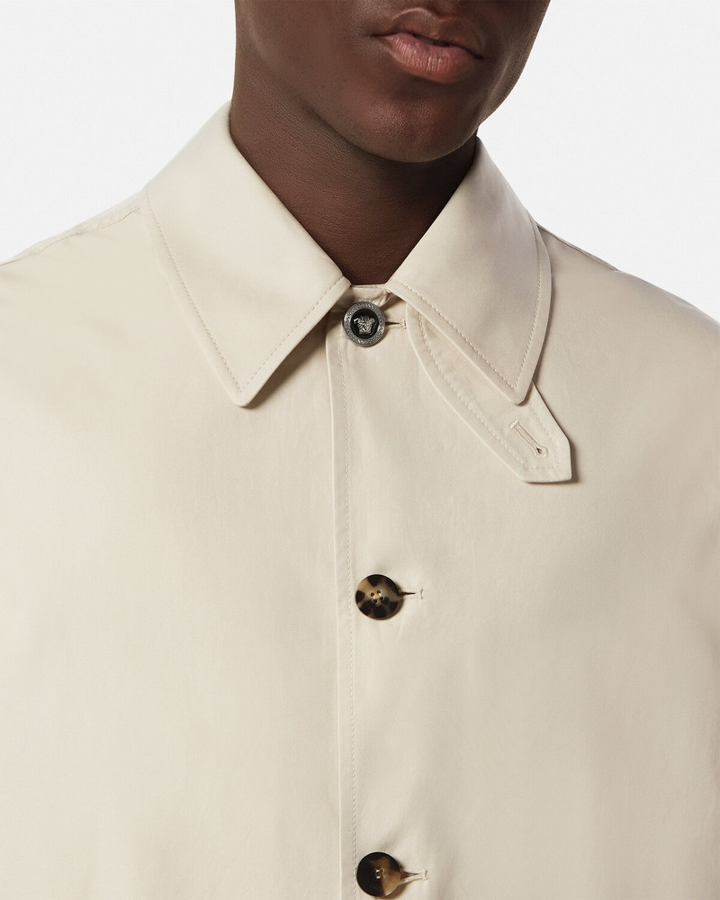 Barocco Sea Gabardine Trench Coat 3