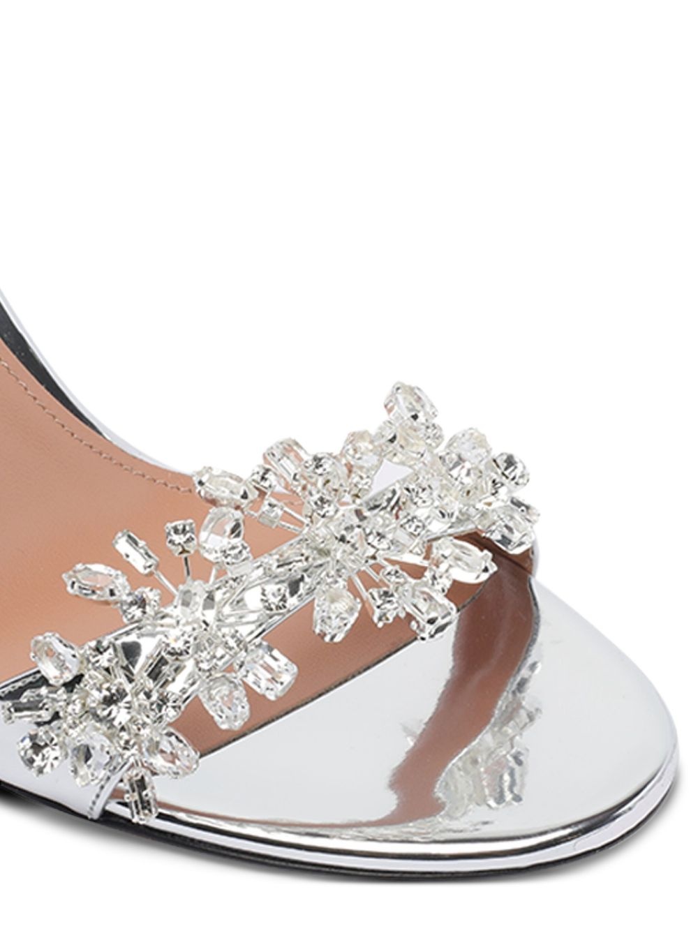 85mm crystal-embellished slingback sandals - 4
