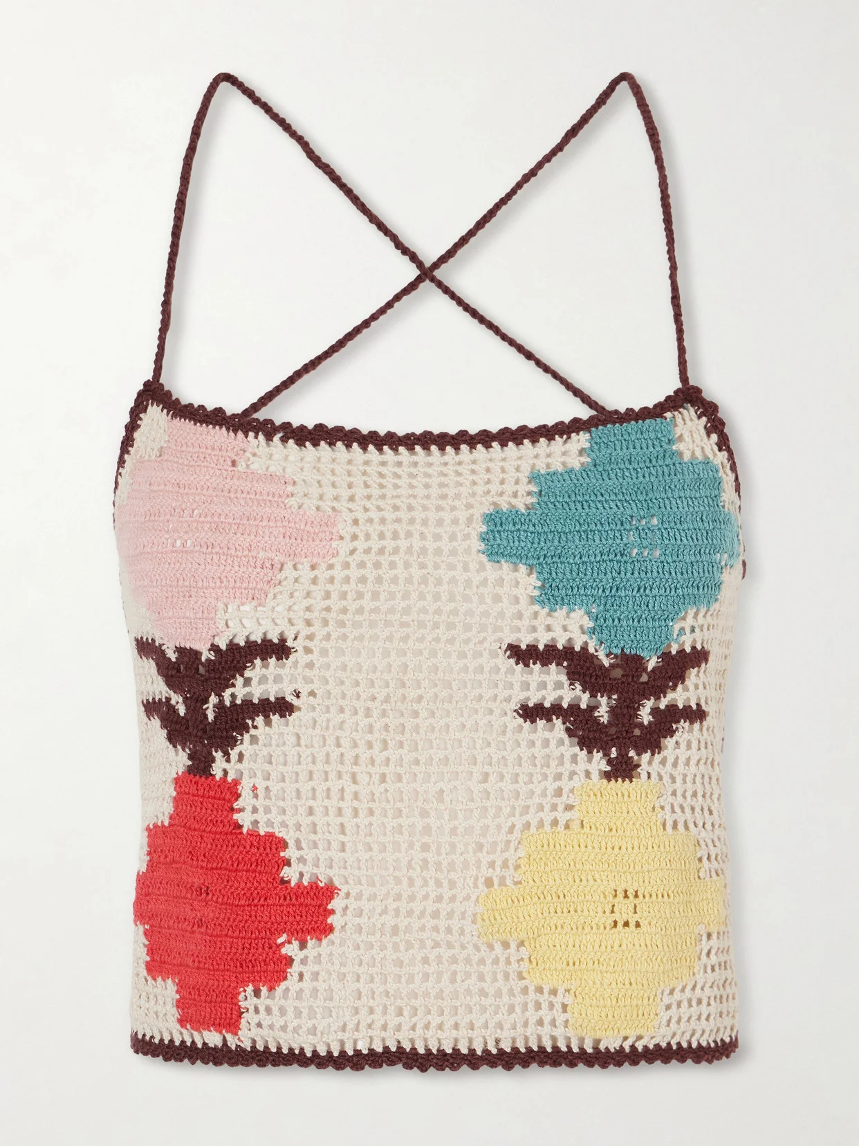 Eliza Daisy Cotton-knitted Top - 1