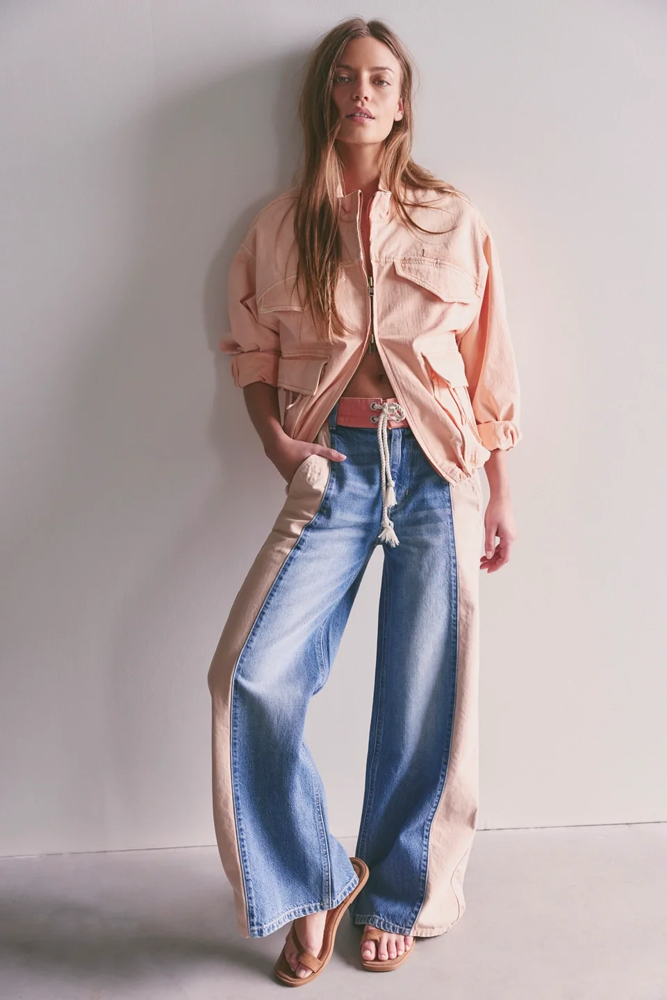We The Free Slow Tides Wide-Leg Jeans - 1