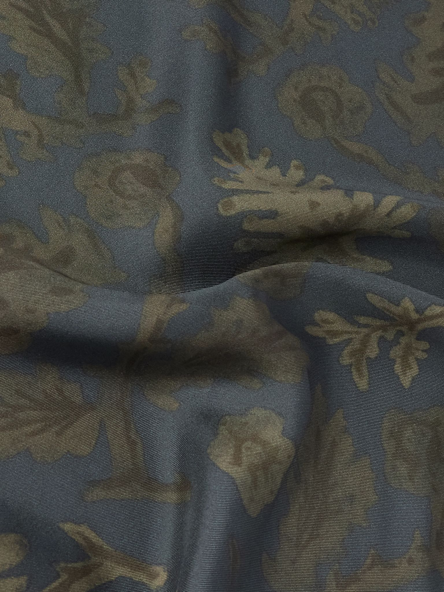 Sulil Printed Silk-Twill Scarf Blue - 3