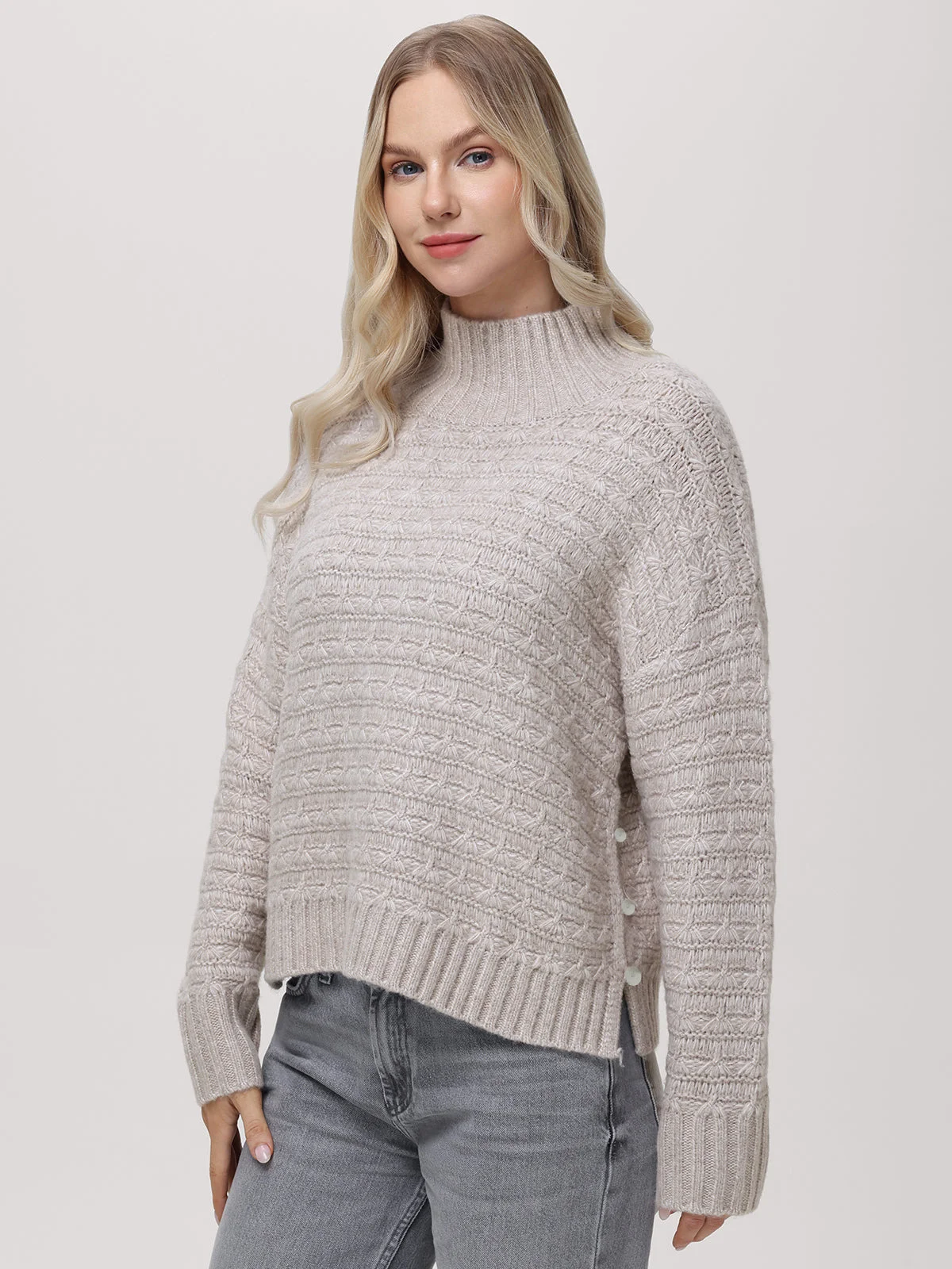 Layla: Mockneck Sweater - 1