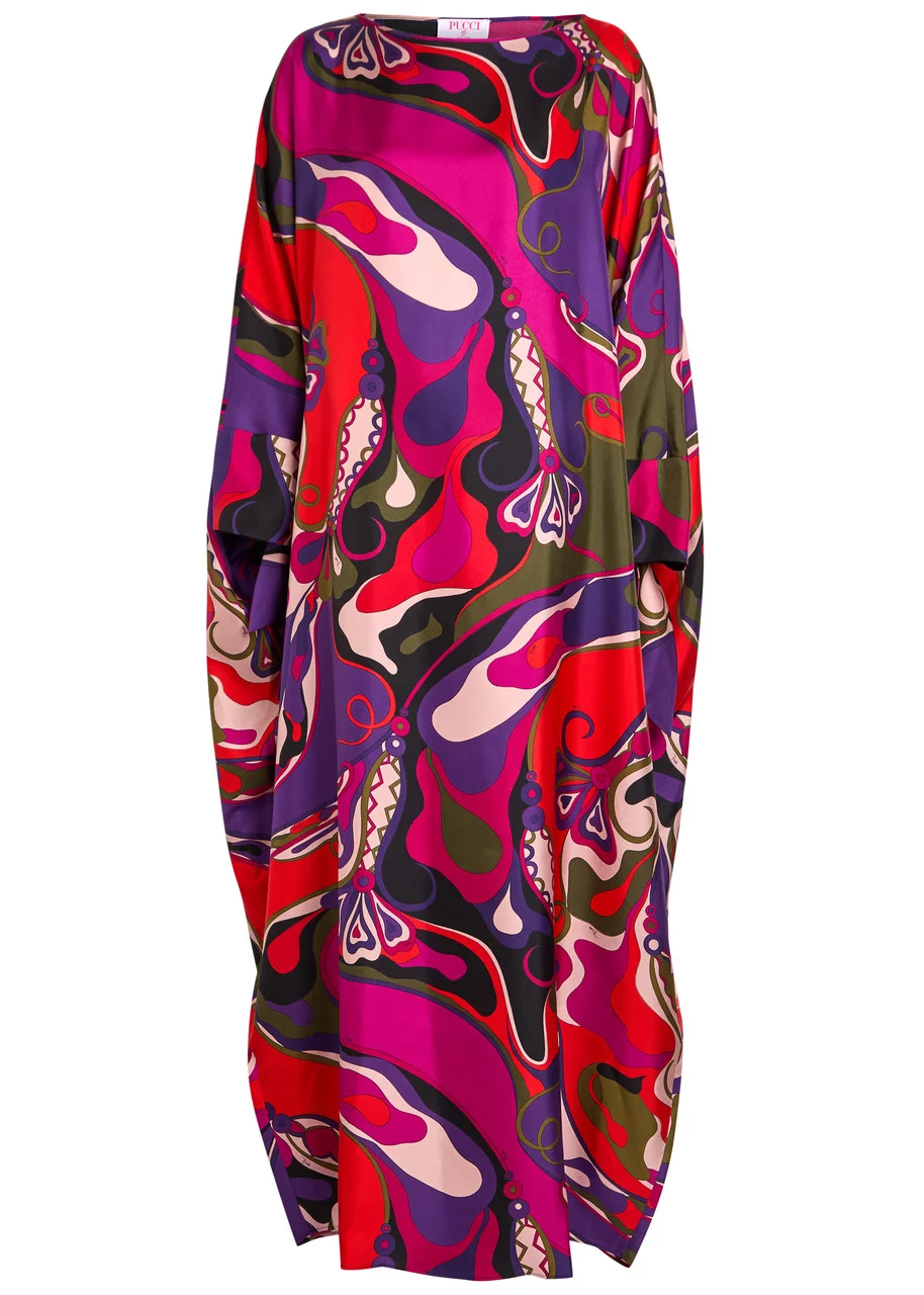Pucci Printed Silk Gown - 1