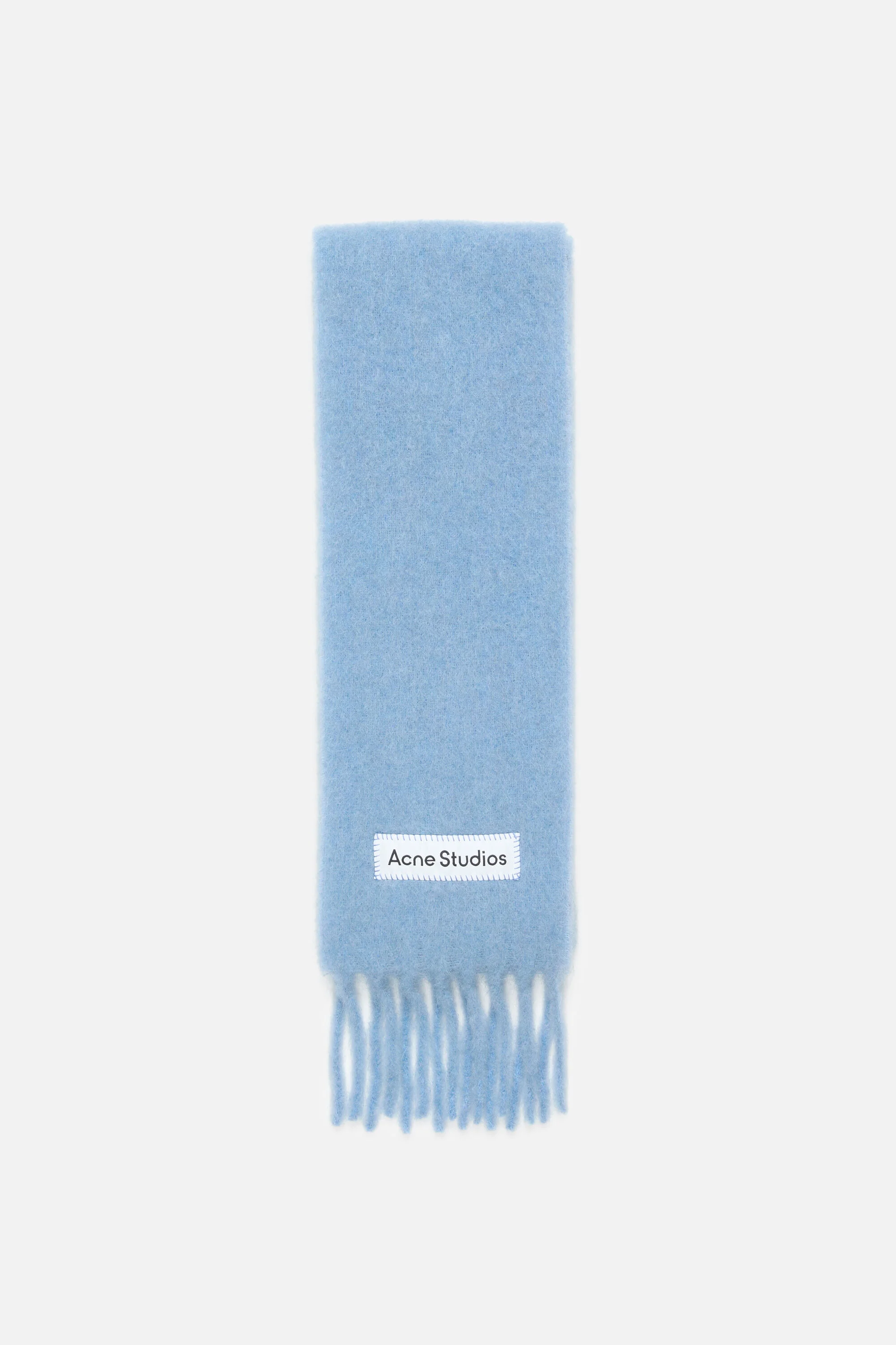 Skinny mohair scarf - Light blue - 1