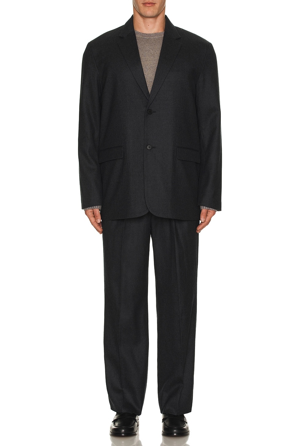 Wool Saxony Tailored Jacket - 4