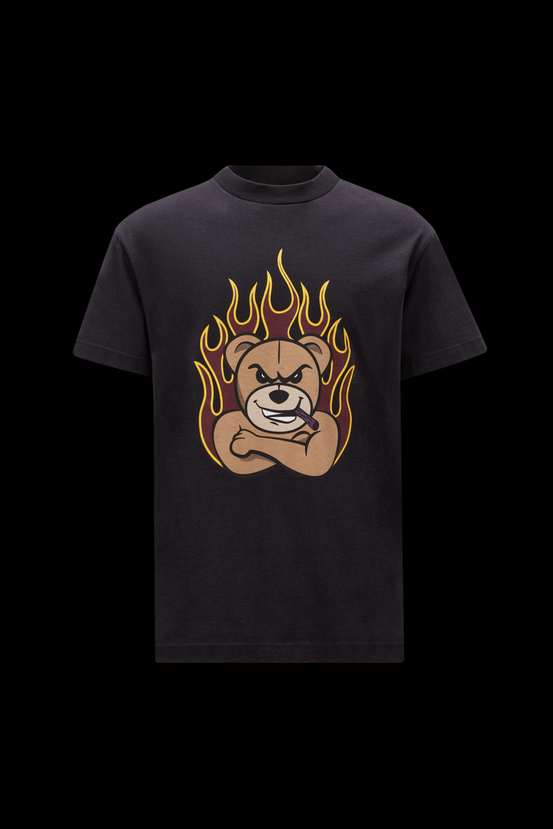 Bear Motif T-Shirt - 1