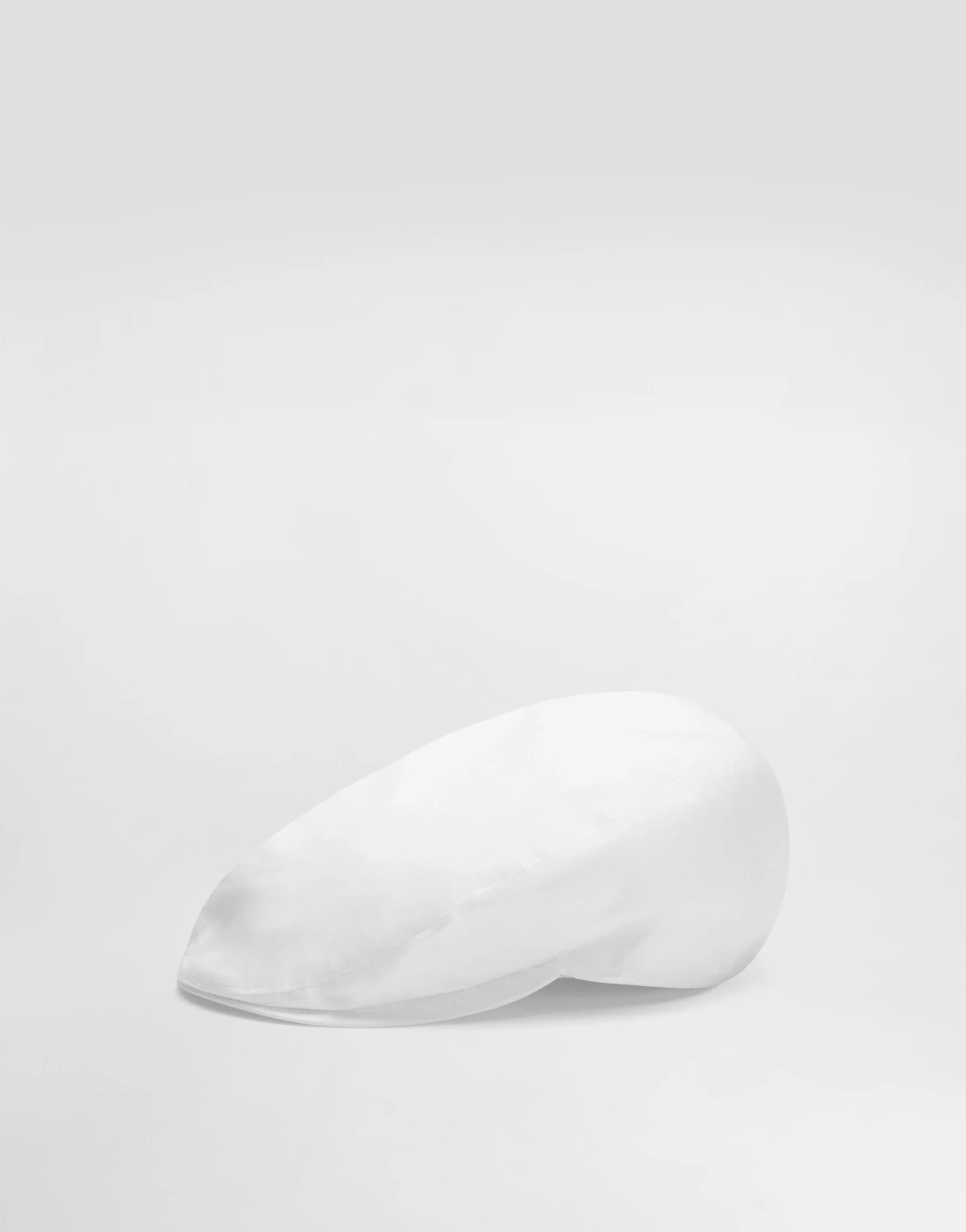 Cotton gabardine flat cap - 1