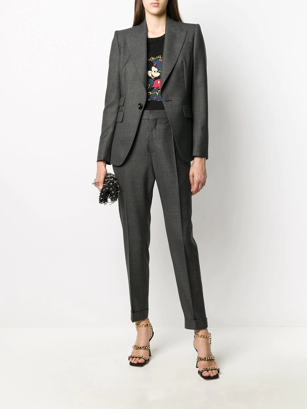 straight-fit suit - 2