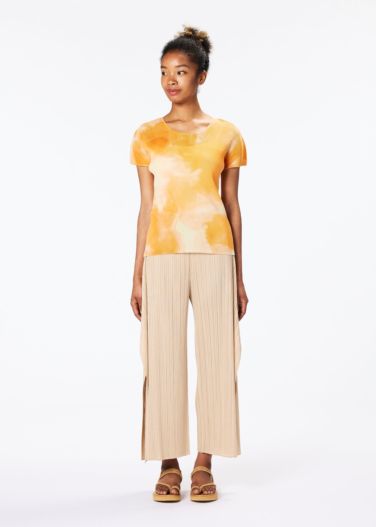 Pleats Please Issey Miyake SHORE MIST TOP | REVERSIBLE