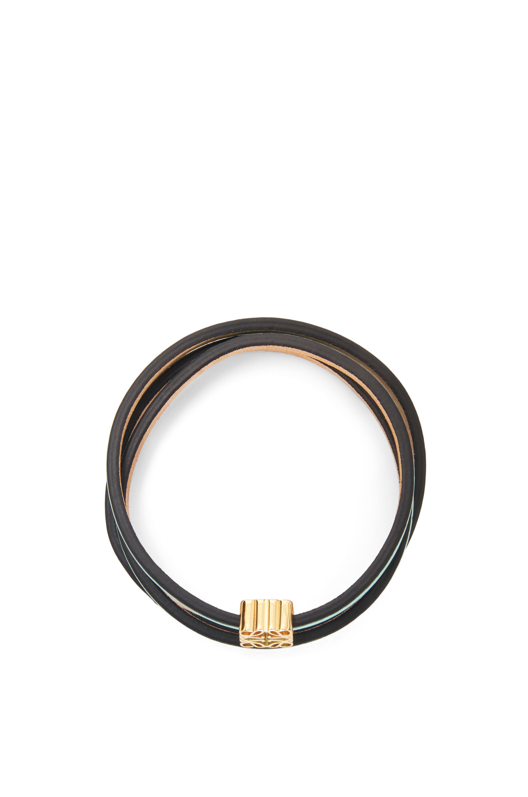 Twist bangle in calfskin - 3