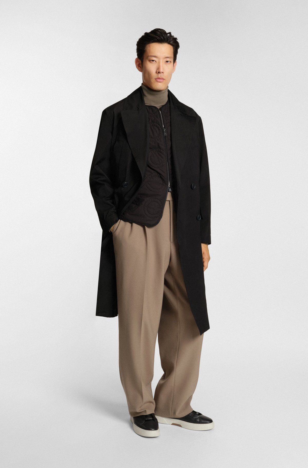 THE CHANGE WATER-REPELLENT COAT WITH DETACHABLE VEST - 4