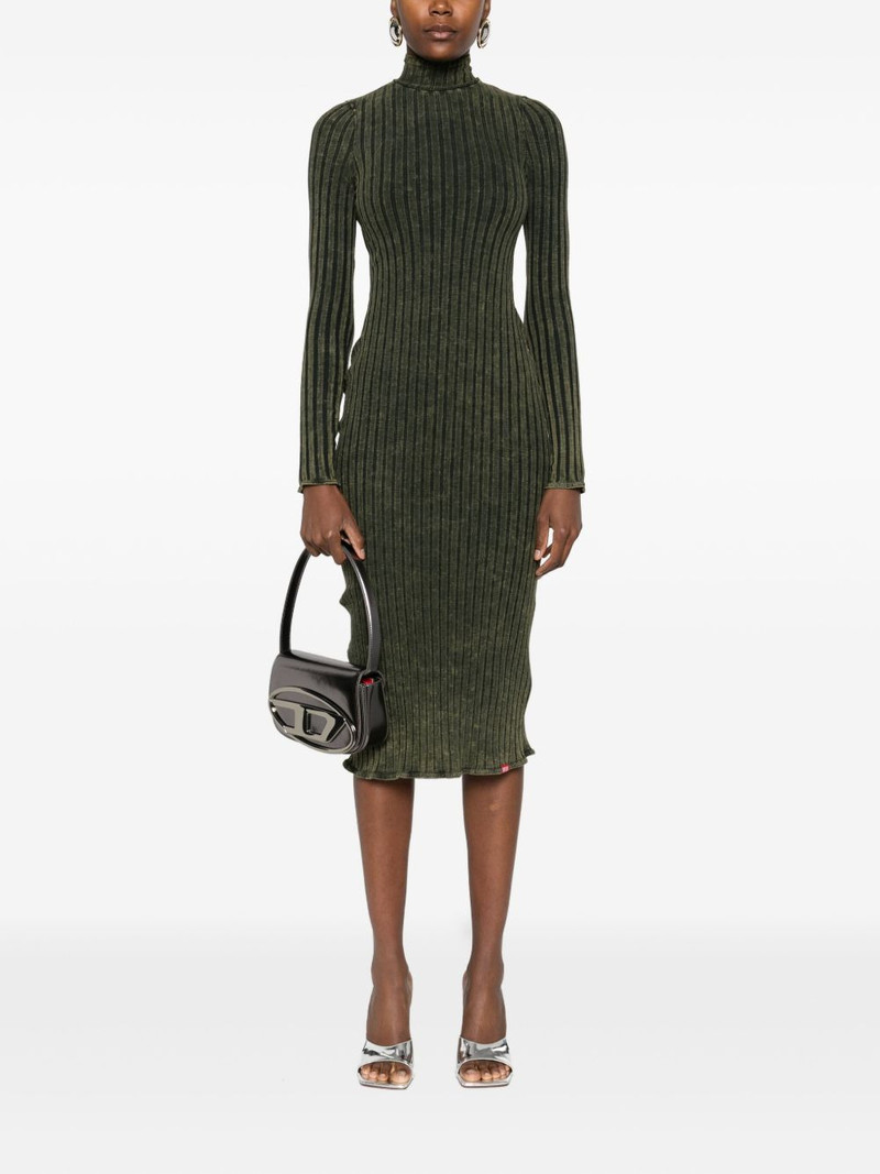 Diesel D-Wavya ribbed midi dress outlook