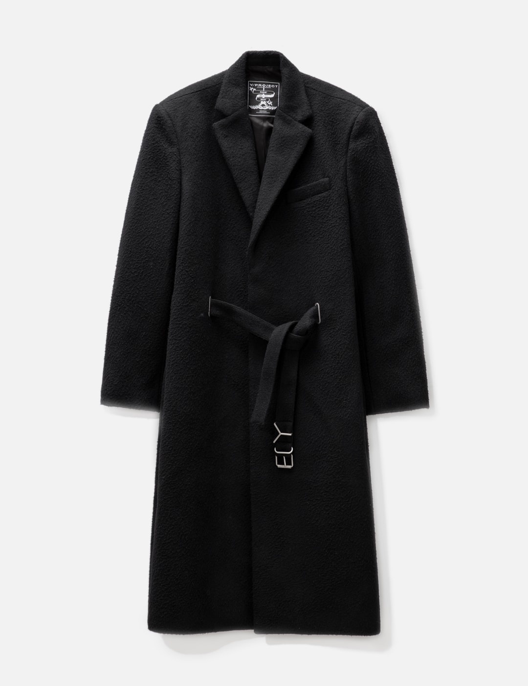 【最終値】Y/PROJECT y-belt long coat Y/Project Y Belt wool-blend coat Y/Project