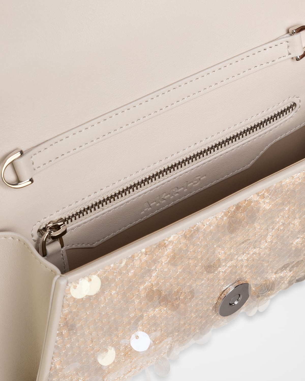 Anouk Mini Sequined Trapezoid Clutch Bag - 3