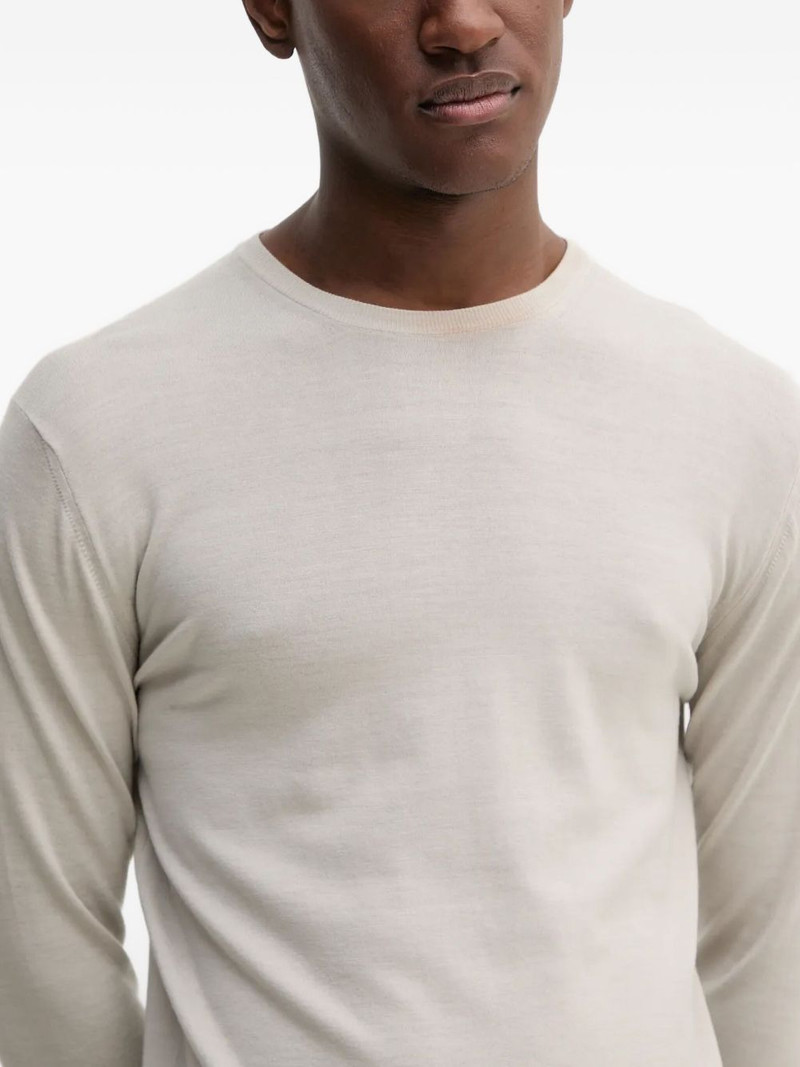 long-sleeved crew-neck sweater 5
