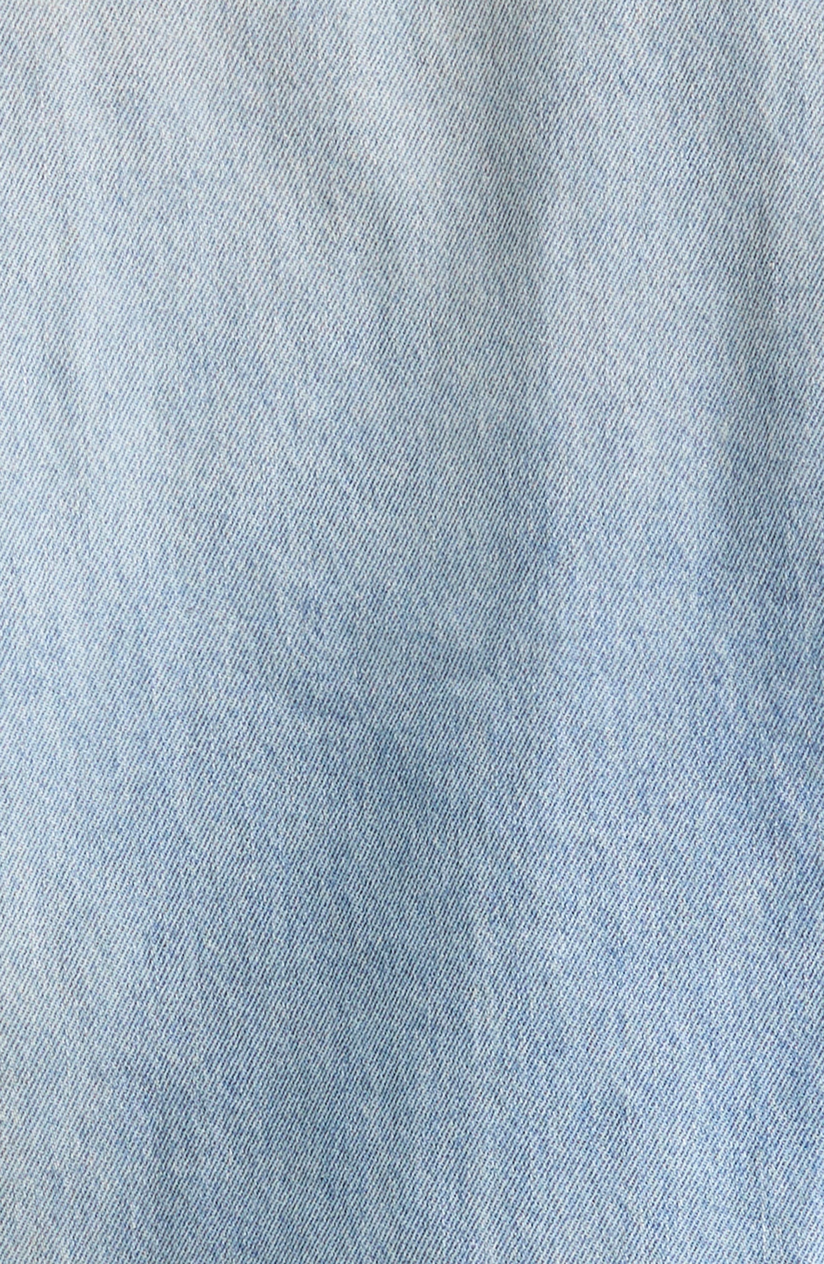 AMIRI Lightweight Denim Work Jacket in Perfect Antique Indigo at Nordstrom - 6