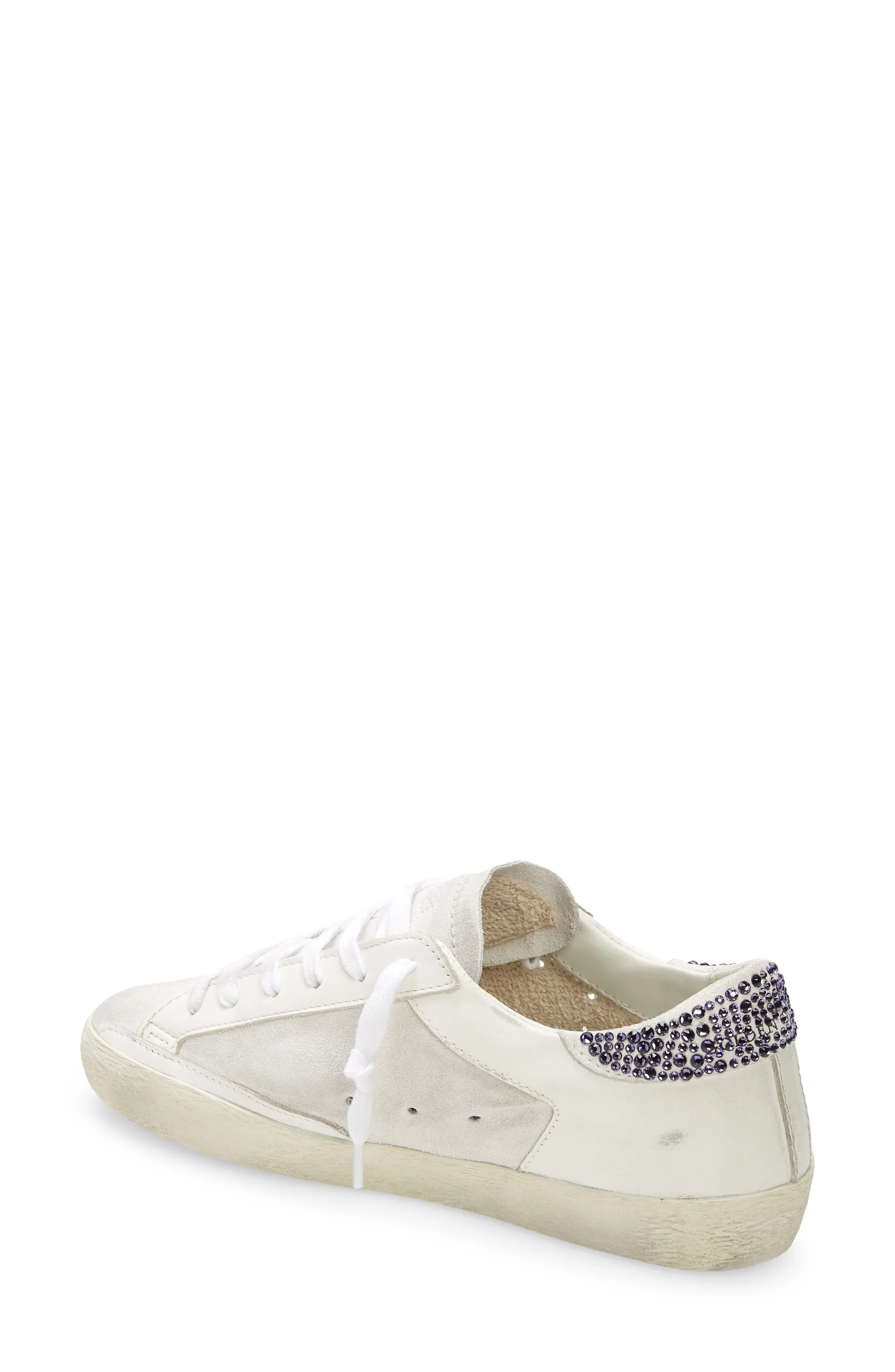 Super-Star Sneaker in White/Lilac - 2