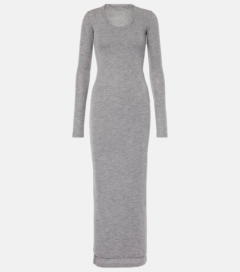 Virgin wool midi dress - 1