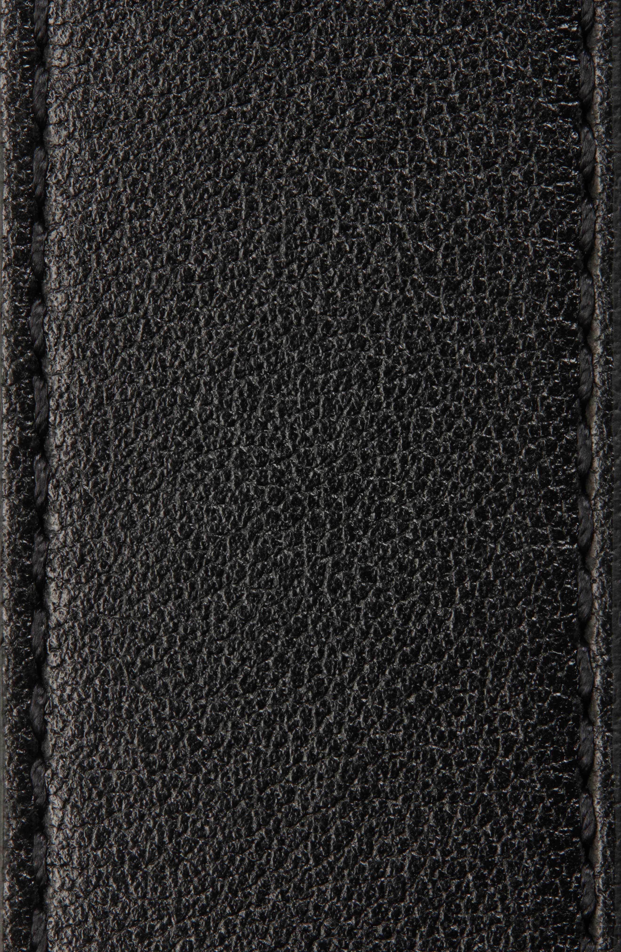 Givenchy Voyou Metal Tip Leather Belt in Black at Nordstrom - 2