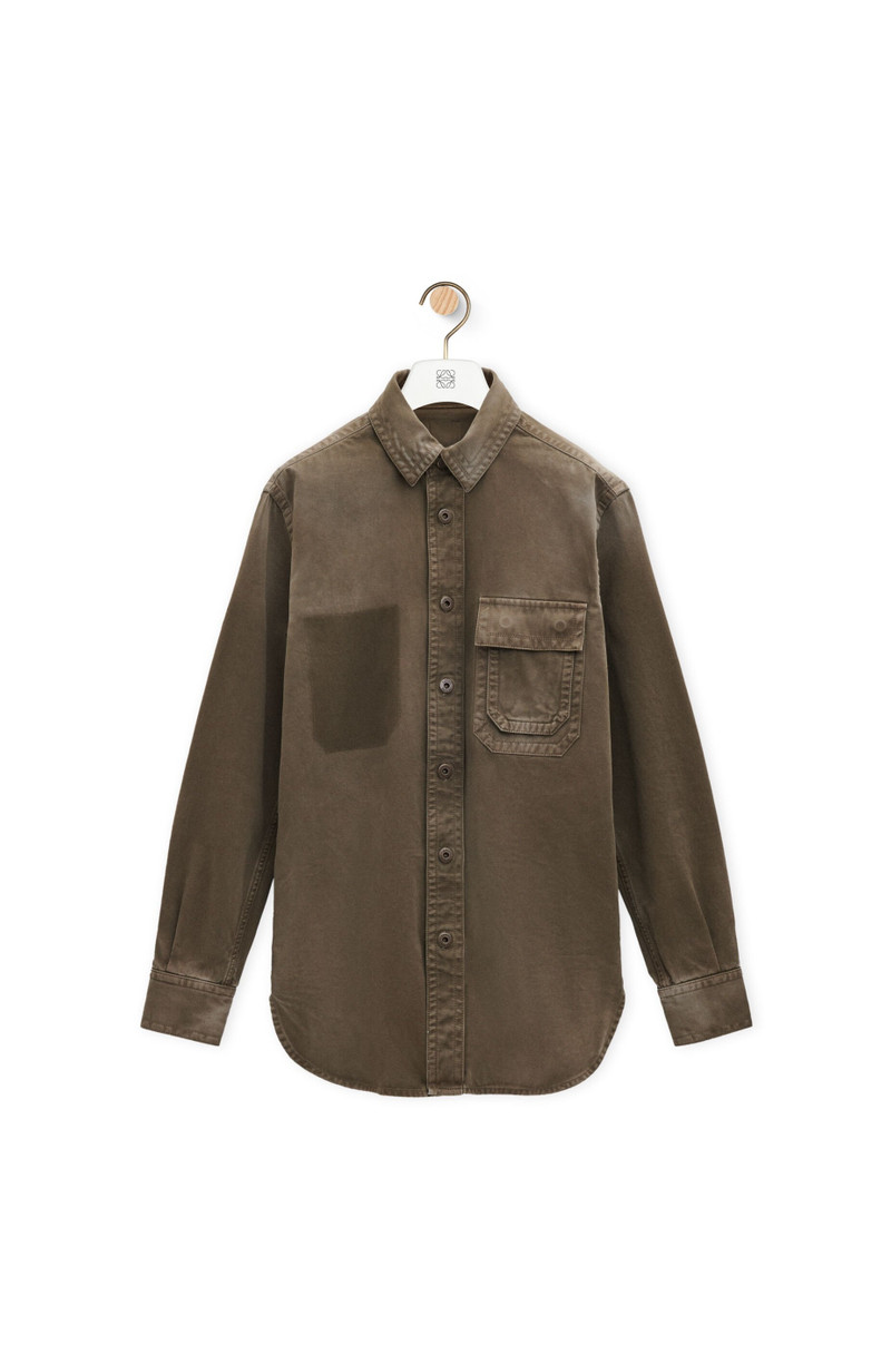 Overshirt in cotton 1