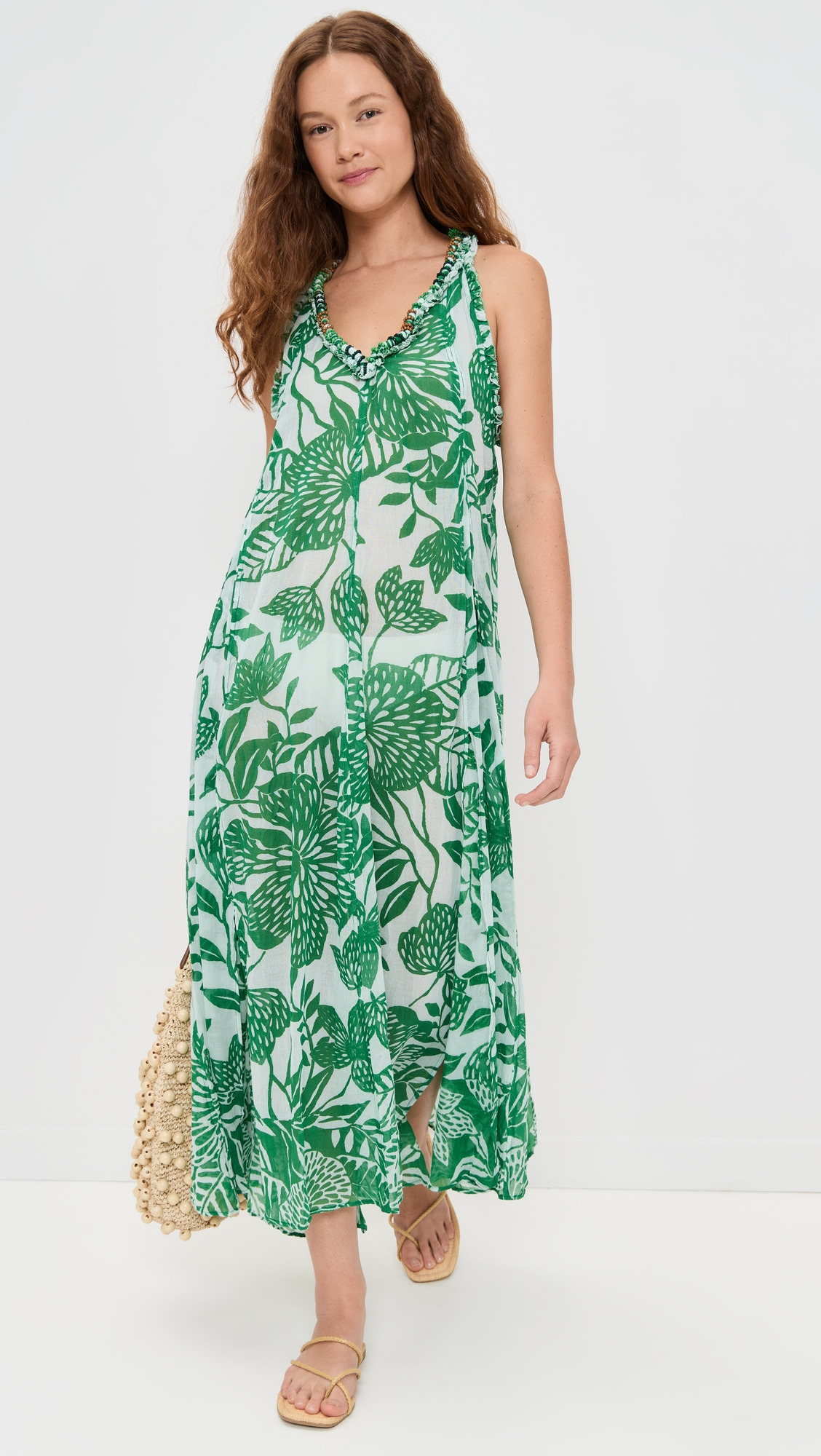 Nava Sari Gauze Long Dress - 4