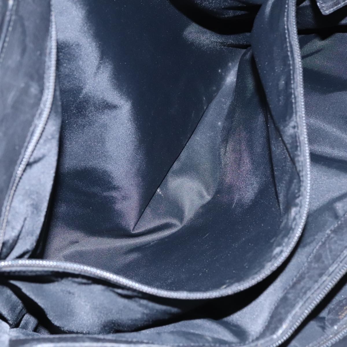 CELINE Tote Bag Nylon Black Gold - 11